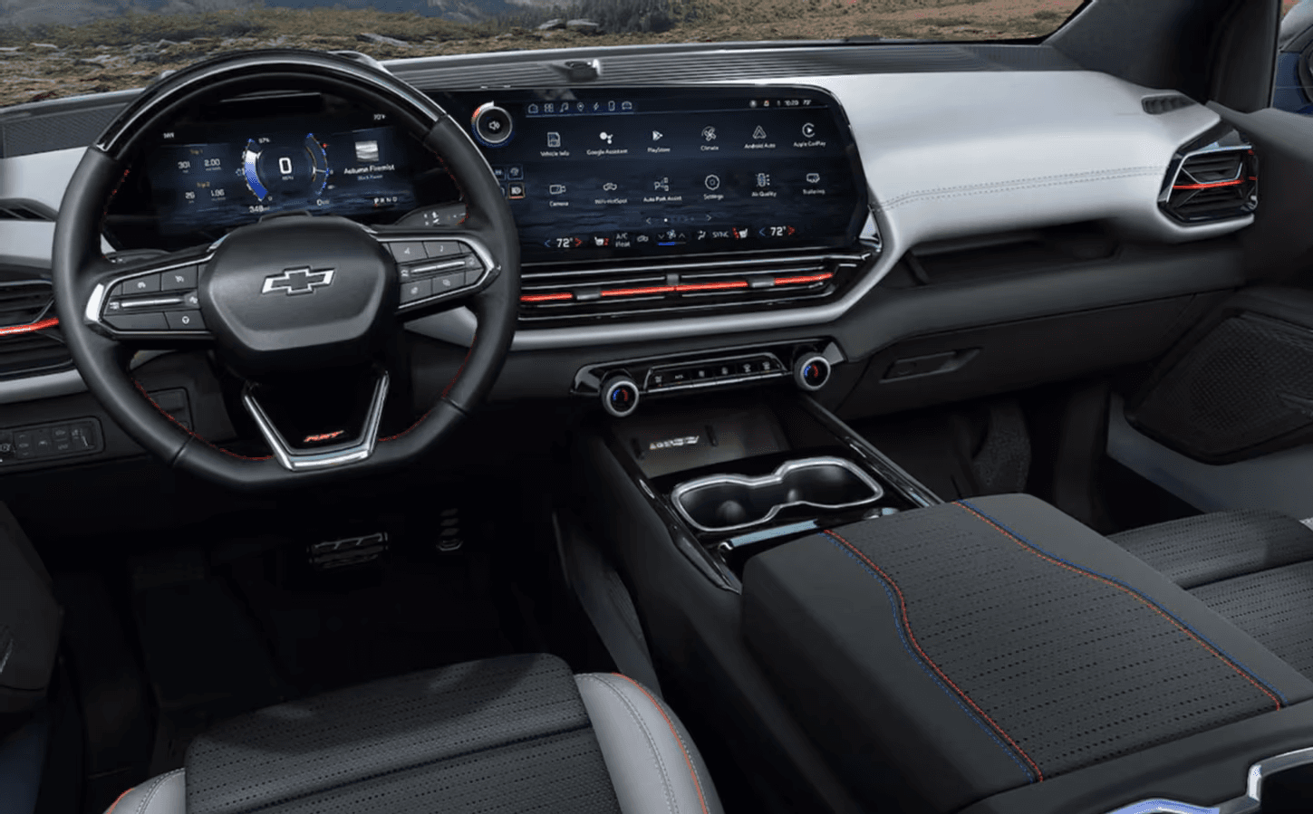 Black Suburban 2024 interior